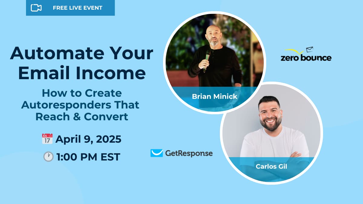 Automate your email income - How to create autoresponders that reach and convert.