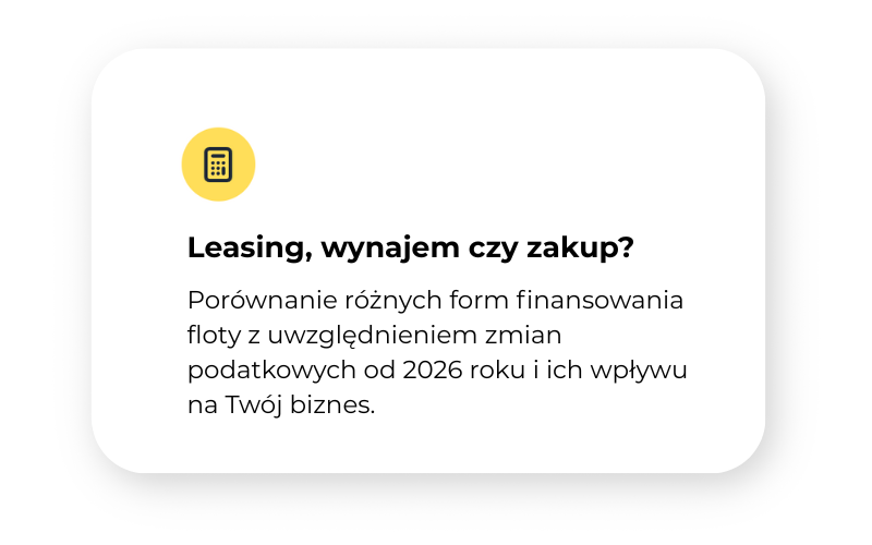 #2 Leasing, wynajem czy zakup