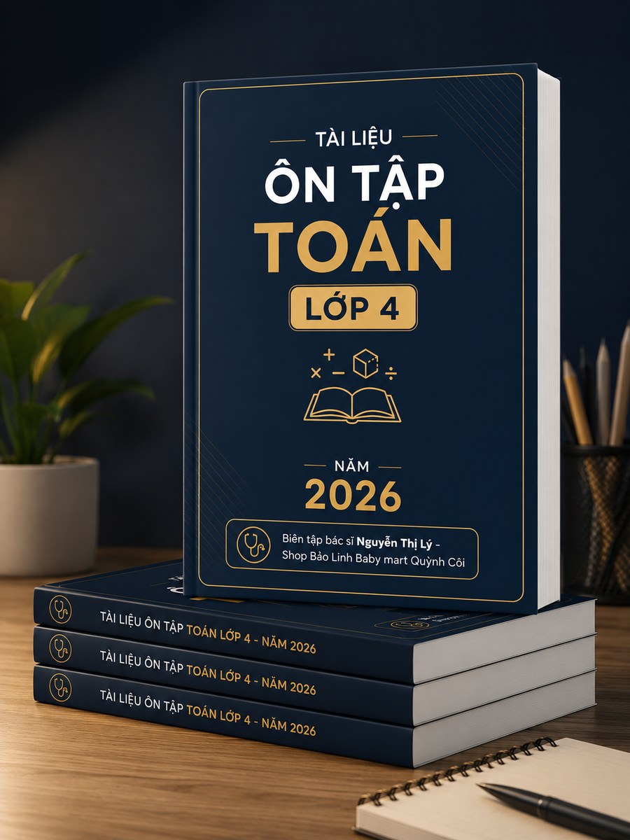 Tài liệu ôn tập Toán lớp 4 - Bác sĩ Nguyễn Thị Lý