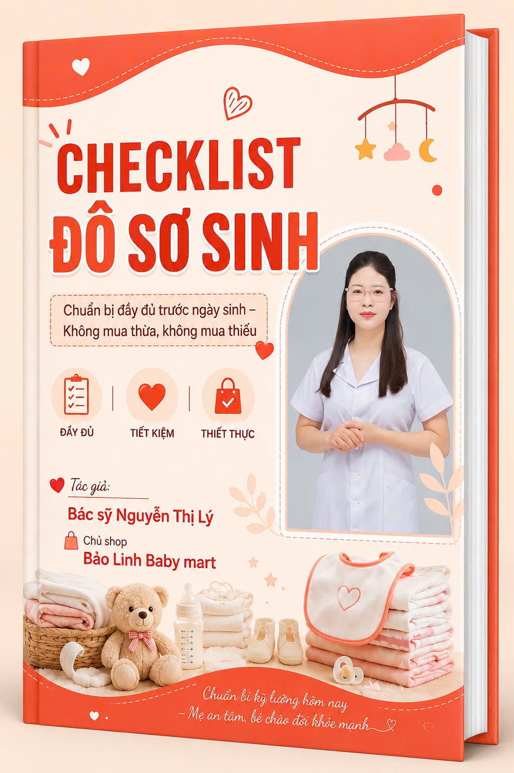 Sách Checklist Đồ Sơ Sinh - Bác sĩ Nguyễn Thị Lý