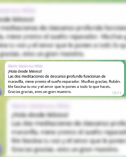 Testimonio de una persona que probó la sesión