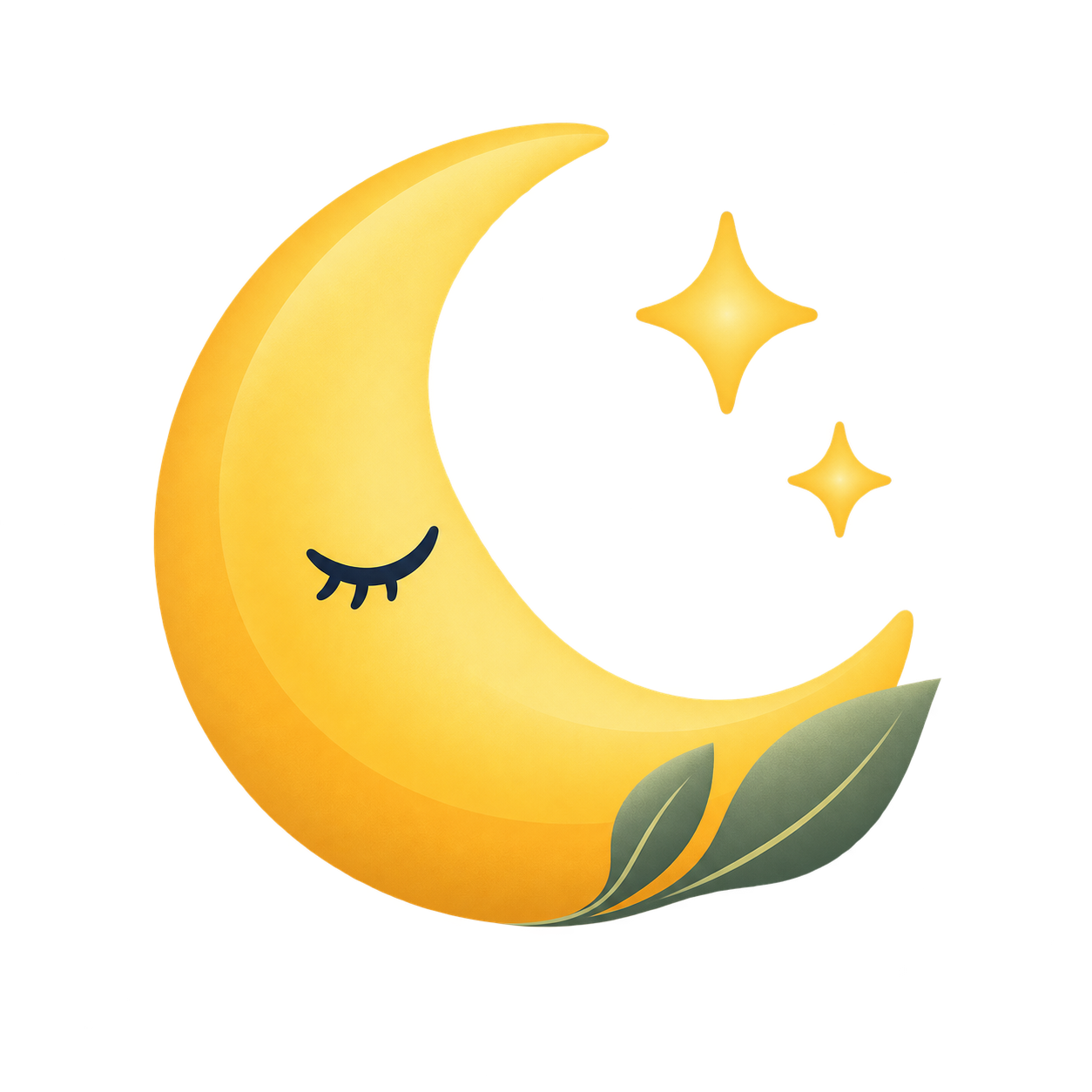Luna con estrellas