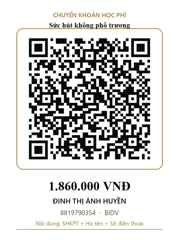 Mã QR chuyển khoản 1.860.000đ tới tài khoản BIDV Đinh Thị Ánh Huyền