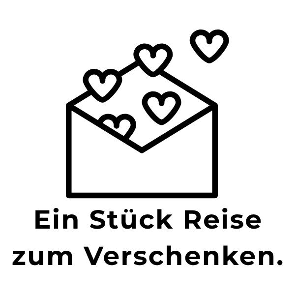 Geschenkbox mit Herz – Idee für liebevolles, persönliches Reisegeschenk für New-York-Fans