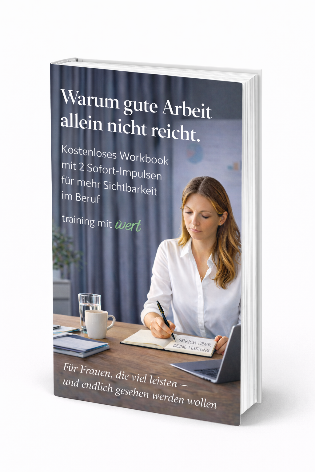 Coverbild des kostenlosen Downloads ‚Impulse für deine Karriere‘ mit künstlerischer Darstellung einer Frau und einer Treppe als Symbol für Aufstieg