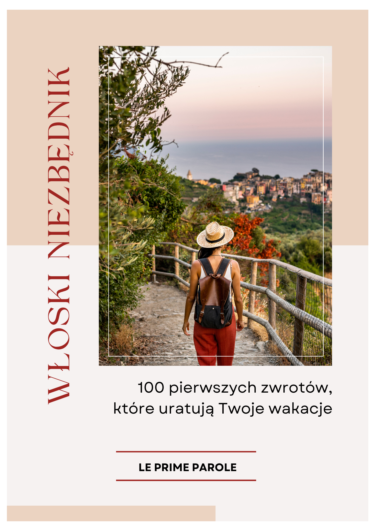 Okładka darmowego włoskiego niezbędnika – 100 zwrotów przydatnych na wakacjach we Włoszech