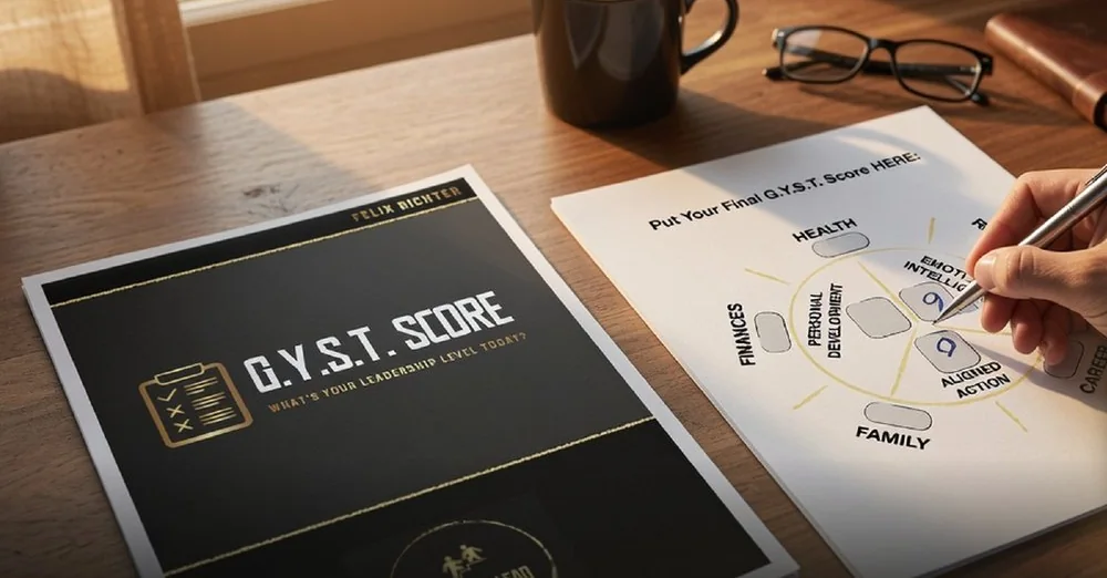 The G.Y.S.T. Score booklet and the filled-in score sheet