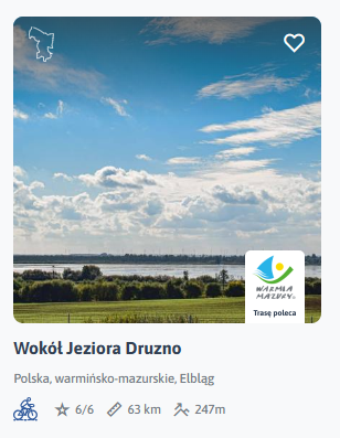 Szlak rowerowy MTB Kadyny