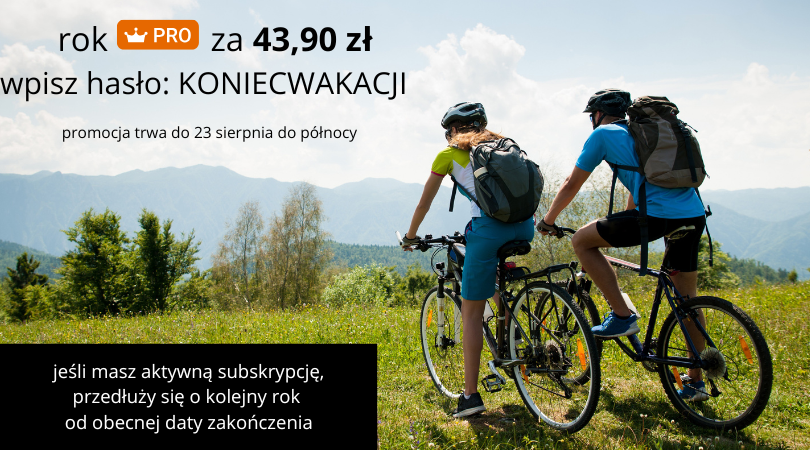 20% na wersję Traseo PRO
