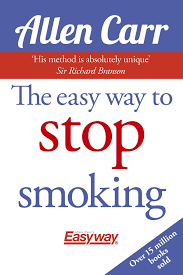 The easy way to stop smoking book cover by Alan Carr with alink to buy