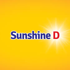 Sunshine D written on yellow background