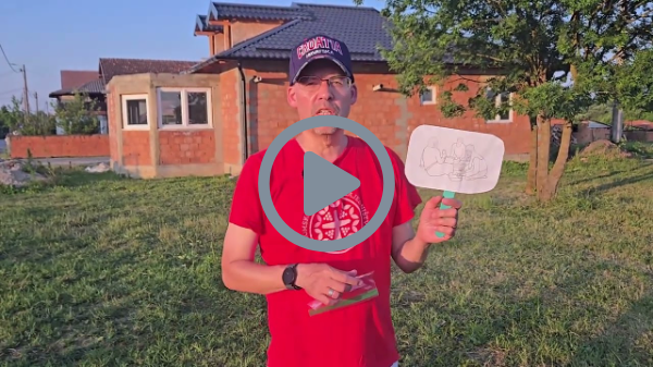 VBS 2025 Todd Price explaining a VBS craft and how it promoted Bible usage