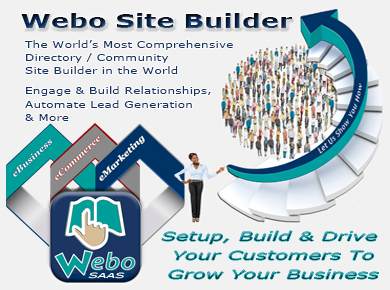 Infographic of Webo Site Builder