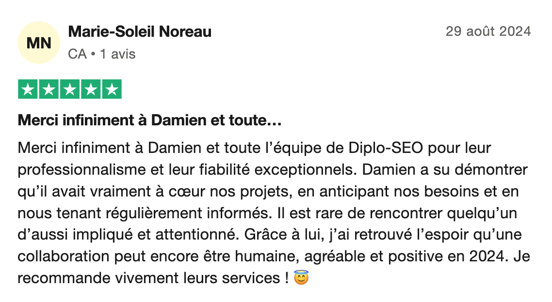 Avis client
