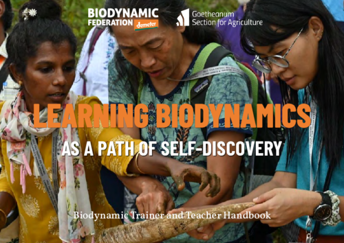 Cover Photo of the Learning Biodynamics Training Handbook