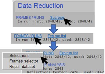 Data Reduction Tab