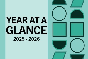 Year at a Glance. 2025 - 2026.