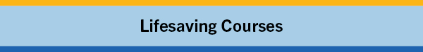 Lifesaving courses