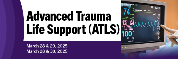 ATLS. March 28 and 30, 2025.