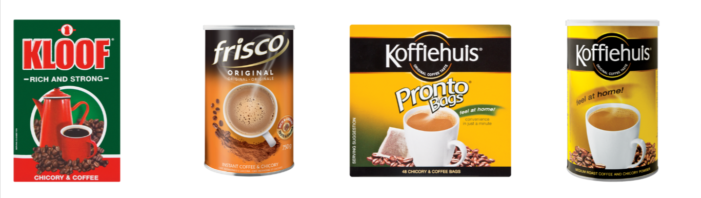 Chicory Coffee Products in South Africa © Chicory SA