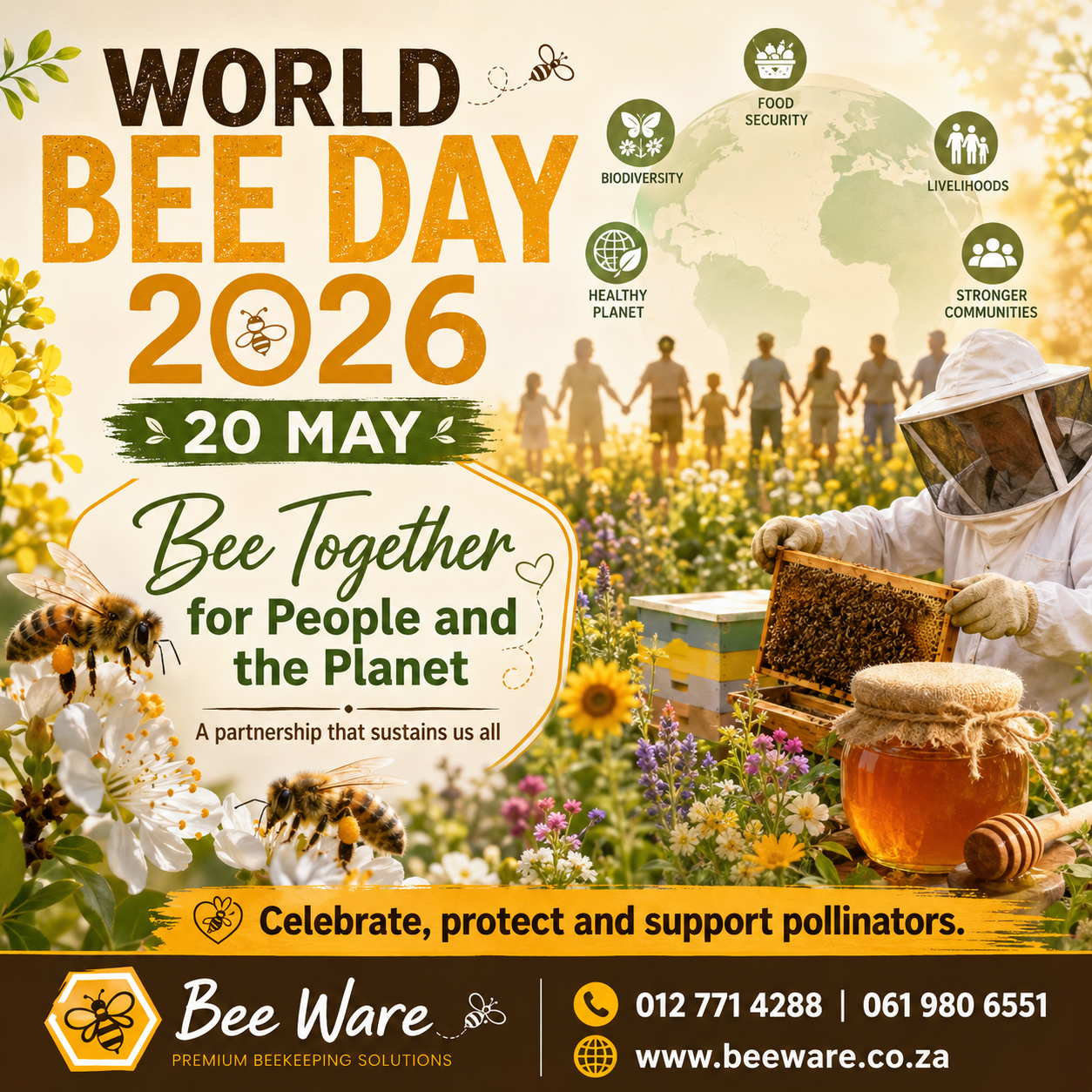 World Bee Day Facebook LIVE 20th May @ 1pm