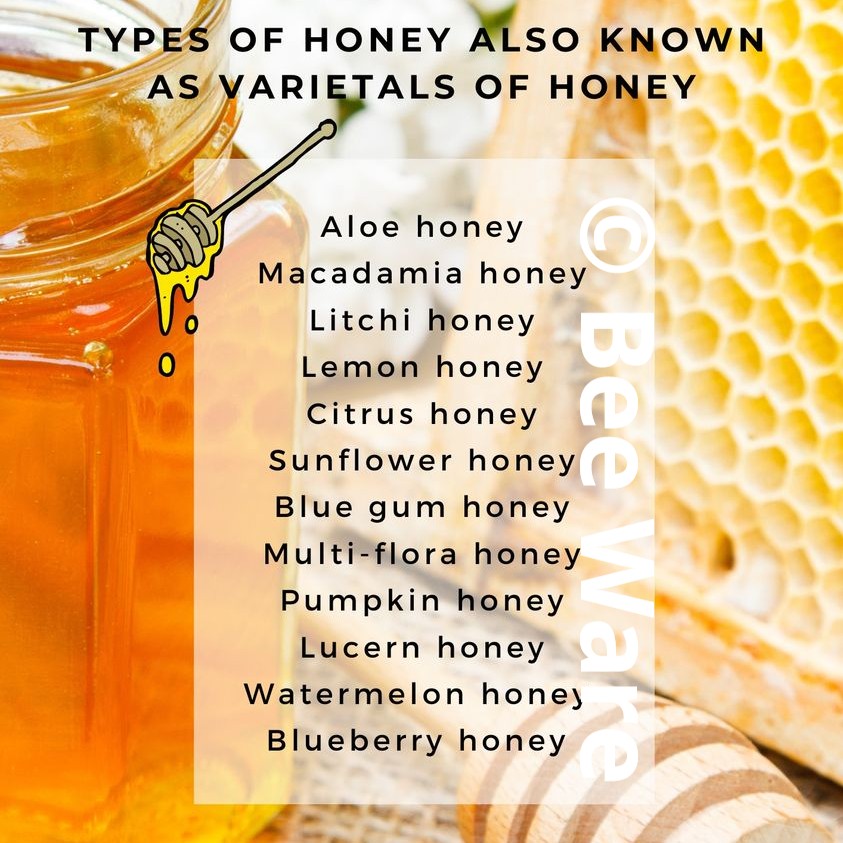 Honey Varietals - © Bee Ware® 2025