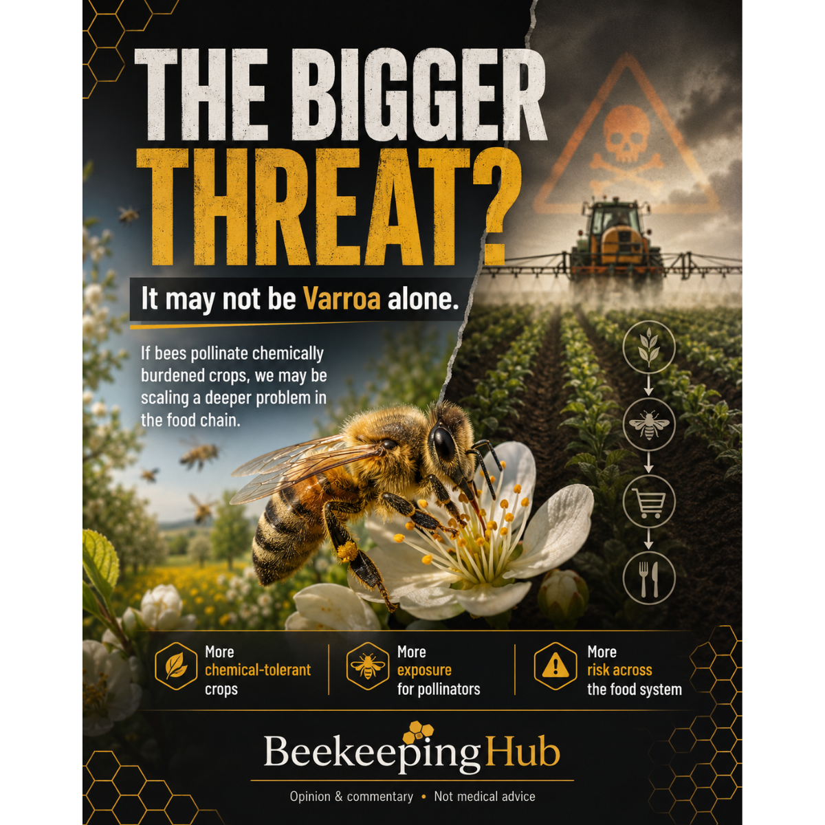Pesticides effect bees in sublethal ways