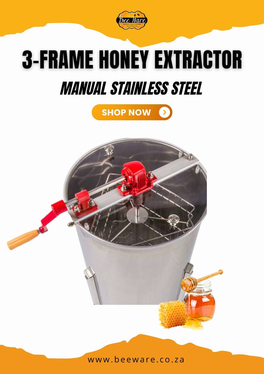 3-frame & 4-frame Manual Extractors. Bee Ware © 2025