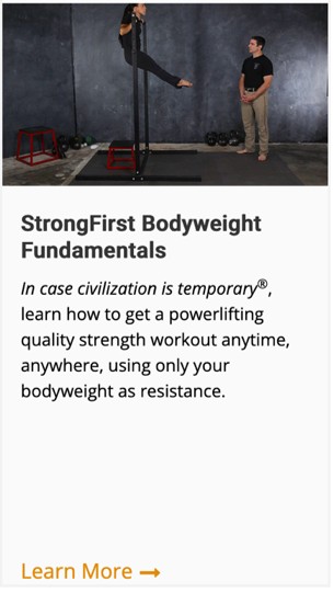  StrongFirst Bodyweight Fundamentals