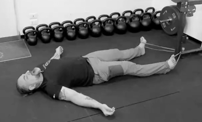 The active squat negative setup