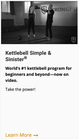  Kettlebell Simple & Sinister® online course