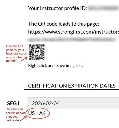 Certificate download procedure