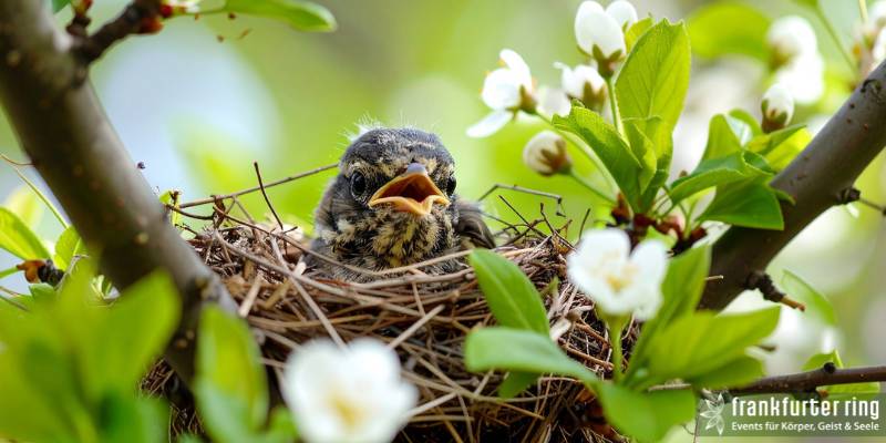 Titelbild Vogel im Nest