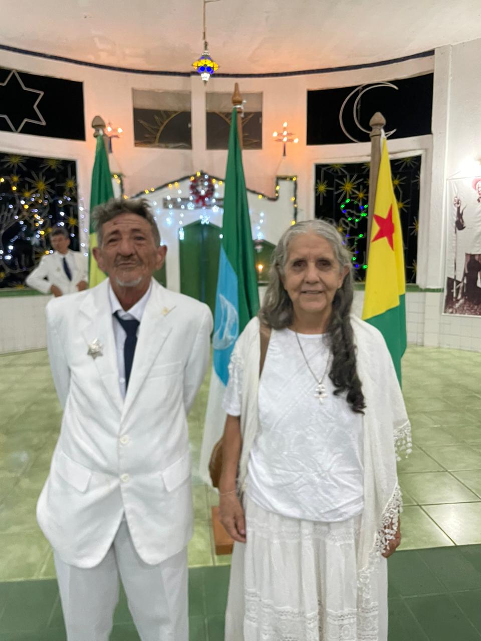 Dona Verônica and Sr. Matiole, participants in the PVMV project.