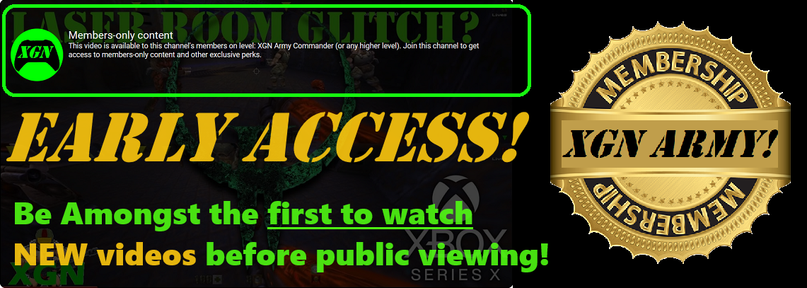 Join XGN Army Membership on YouTube!