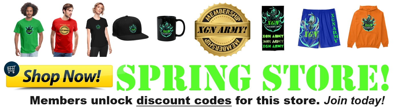 XGN Army Spring Merch store