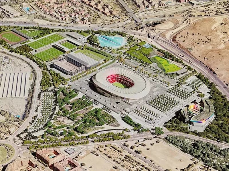 Funding plan for Atlético Madrid's sports city project
