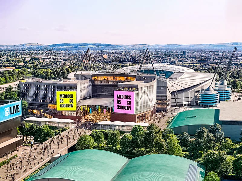 Manchester City announced new entertainment destination will be called Medlock Square