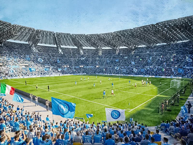First visuals of upgraded Napoli stadium revealed