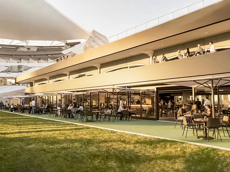 New field-level hospitality at Eden Park