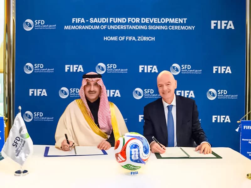 Saudi Arabia and FIFA join forces to develop sports infrastructure