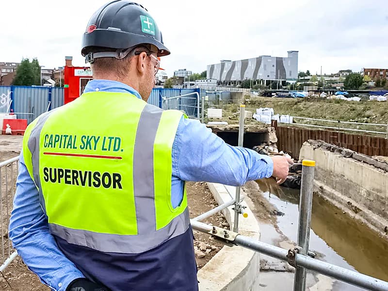 River rerouted for the new Luton Town stadium