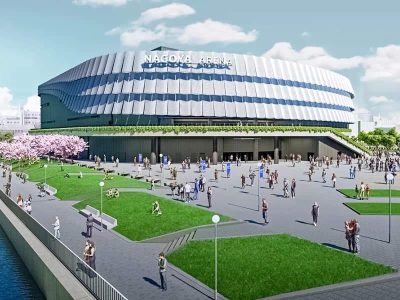 Nagoya arena under construction now