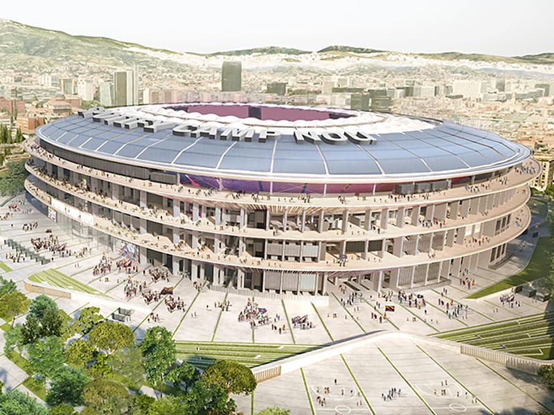 VIP premium option revenues at the new Camp Nou