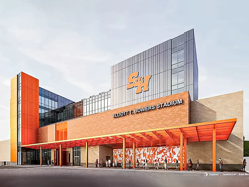 Sam Houston State University opens renovated Elliott T. Bowers Stadium