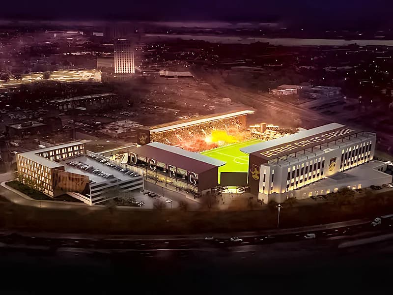 Detroit new soccer stadium update