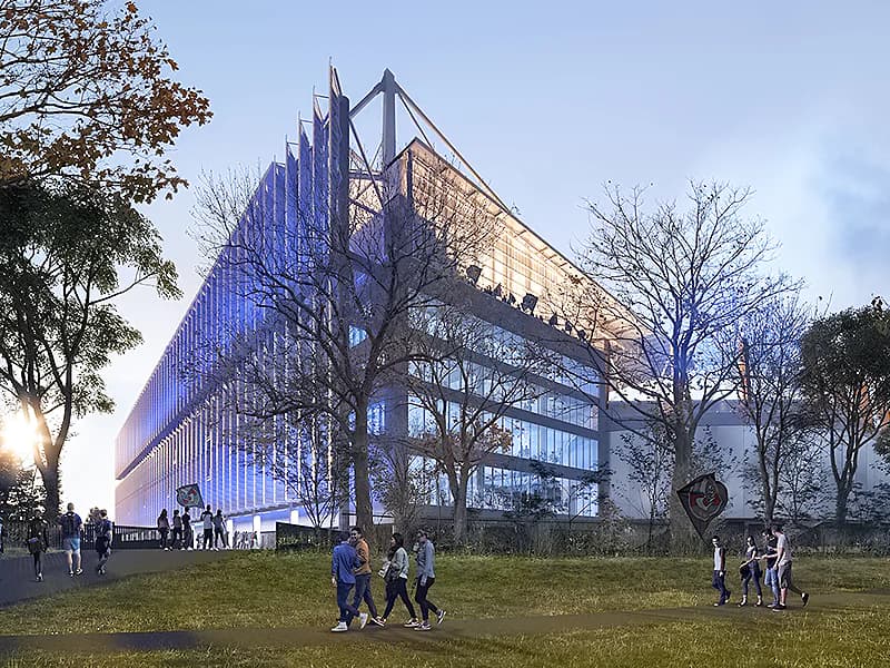 Racing Club de Strasbourg inaugurated the new South Stand of its Meinau Stadium