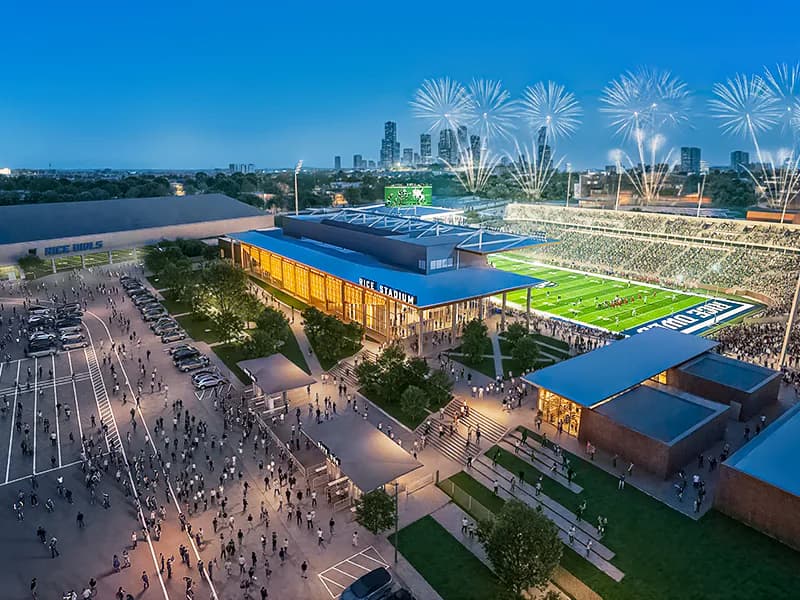 Houston’s Rice Stadium renovation project