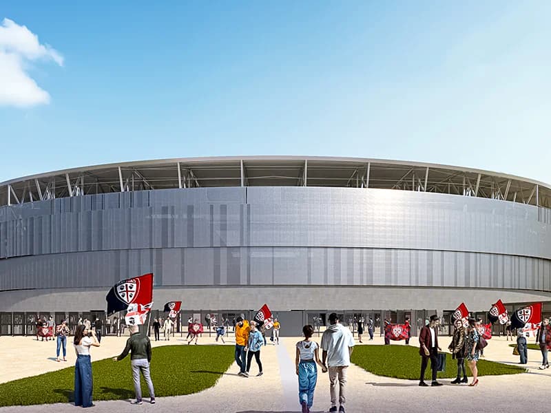 Cagliari Calcio gets final approval for new stadium