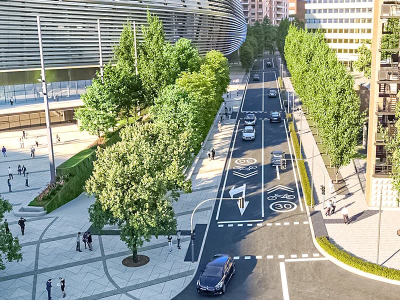 Update on the design of the surroundings of Estadio Santiago Bernabéu